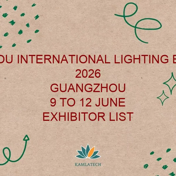 Guangzhou International Lighting Exhibition Guangzhou 2026 Exhibitor List (1690 Exhibitors)